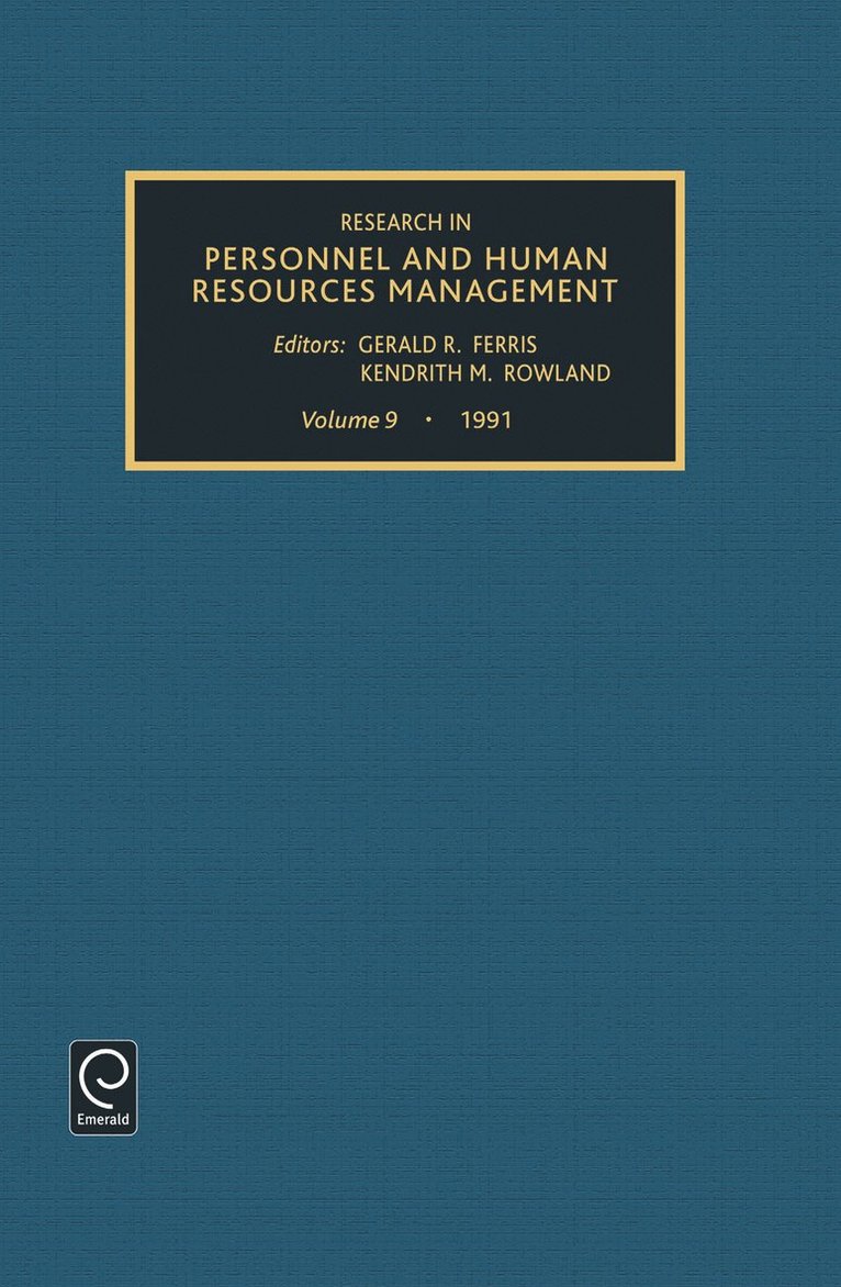 Research in Personnel and Human Resources Management