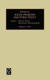 bokomslag Research in Social Problems and Public Policy