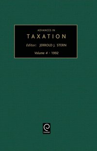 bokomslag Advances in Taxation