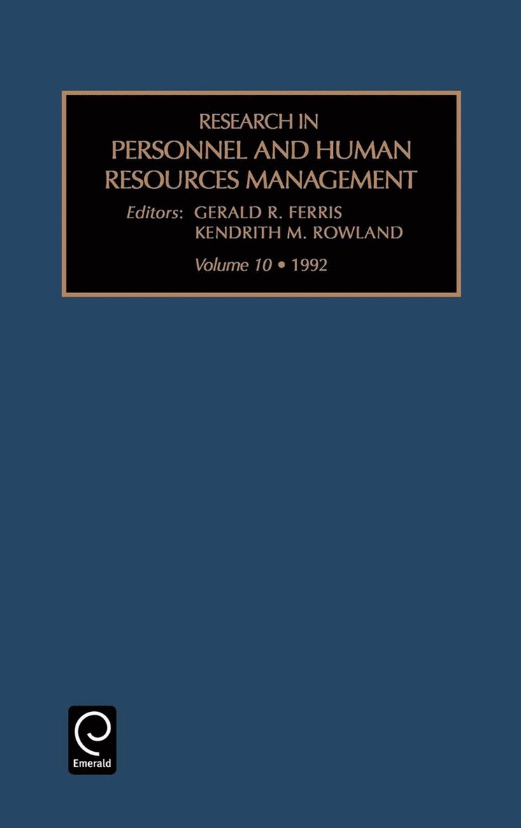 Research in Personnel and Human Resources Management 1