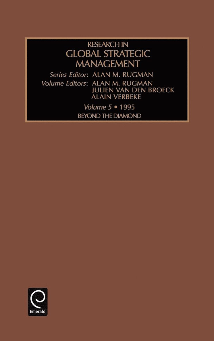 Julien Van Den Broeck, Alain Verbeke, Alan M. Rugman, Julien Van Den Broeck, Julien van den Broeck - Beyond the Diamond, Inbunden