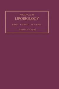 bokomslag Advances in Lipobiology, Volume 1