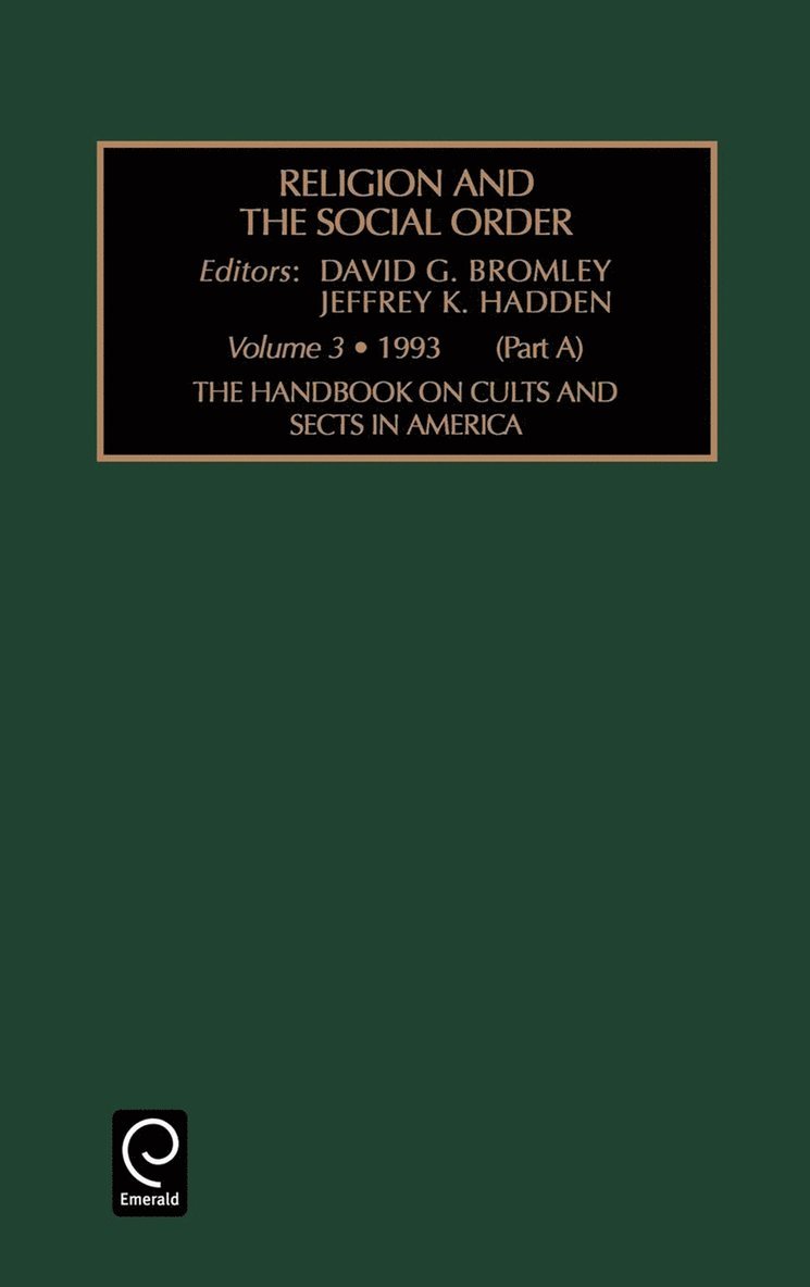 Handbook on Cults and Sects in America