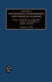 bokomslag Advances in Mathematical Programming and financial planning
