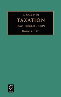 bokomslag Advances in Taxation