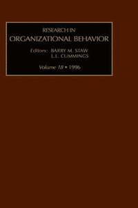 bokomslag Research in Organizational Behavior