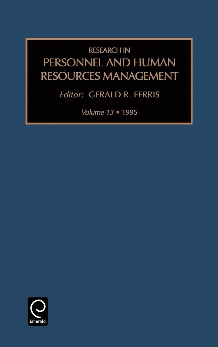 Research in Personnel and Human Resources Management