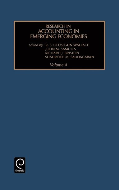 bokomslag Research in Accounting in Emerging Economies