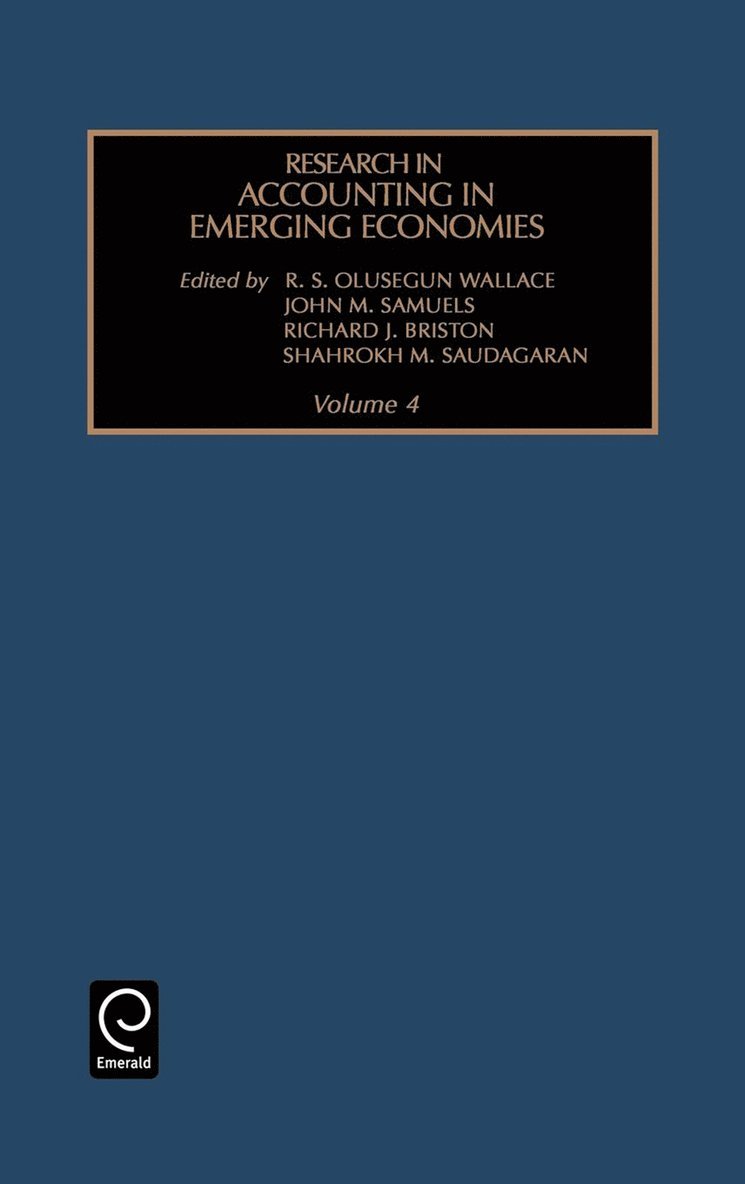 Research in Accounting in Emerging Economies