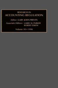 bokomslag Research in Accounting Regulation: Volume 10