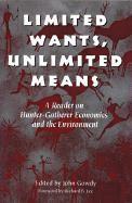 Limited Wants, Unlimited Means 1