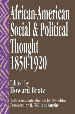 bokomslag African-American Social and Political Thought