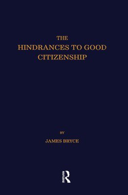 bokomslag Hindrances to Good Citizenship