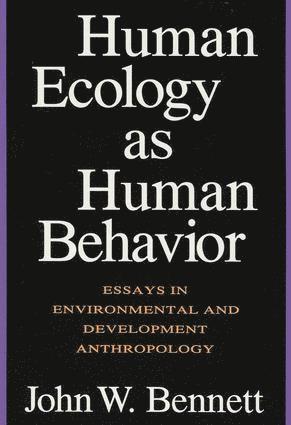 bokomslag Human Ecology as Human Behavior