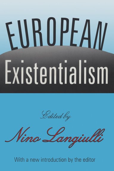 bokomslag European Existentialism