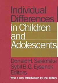 bokomslag Individual Differences in Children and Adolescents