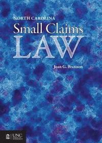 bokomslag North Carolina Small Claims Law