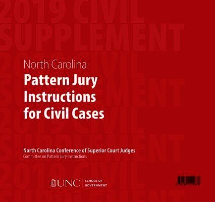 June 2019 Supplement to North Carolina Pattern Jury Instructions for Civil Cases