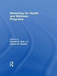 bokomslag Marketing for Health and Wellness Programs