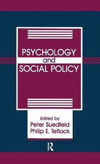 bokomslag Psychology And Social Policy
