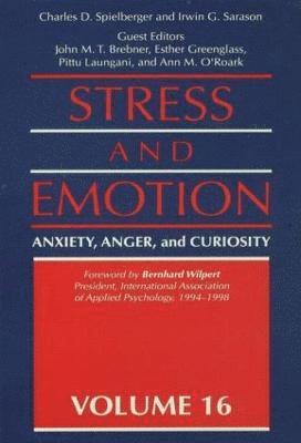 bokomslag Stress And Emotion