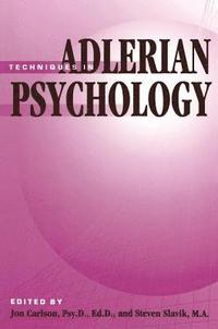 bokomslag Techniques In Adlerian Psychology