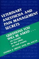 Stephen A. Greene - Veterinary Anesthesia and Pain Management Secrets, Häftad