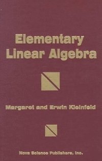 bokomslag Elementary Linear Algebra