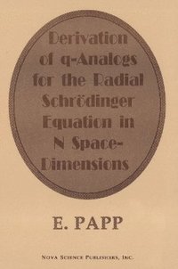 bokomslag Derivation of Q-Analogs for the Radial Schrodinger-Equation in N Space-Dimensions