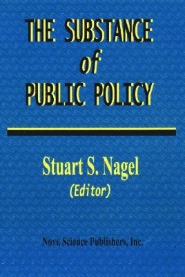 bokomslag Substance of Public Policy