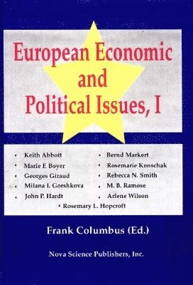 bokomslag European Economic & Political Issues, Volume 1