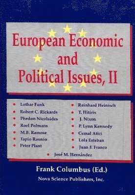 bokomslag European Economic & Political Issues, Volume 2