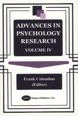 Advances in Psychology Research 1