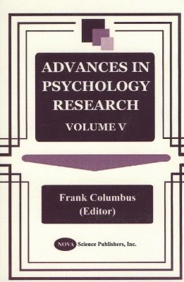 Advances in Psychology Research 1