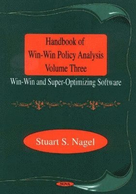 Handbook of Win-Win Policy Analysis, Volume 3 1