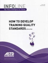 bokomslag How to Develop Training Quality Standards