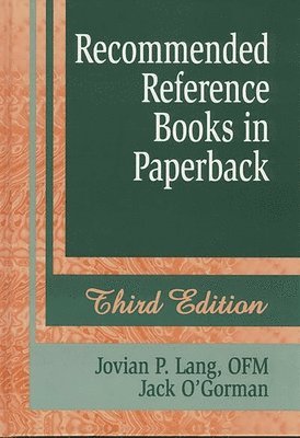 bokomslag Recommended Reference Books in Paperback