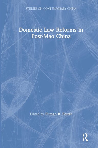 bokomslag Domestic Law Reforms in Post-Mao China