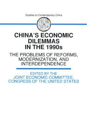 The Joint Economic Committee - China's Economic Dilemmas in the 1990s, Häftad