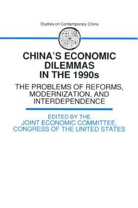 bokomslag China's Economic Dilemmas in the 1990s