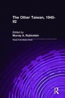 The Other Taiwan, 1945-92 1