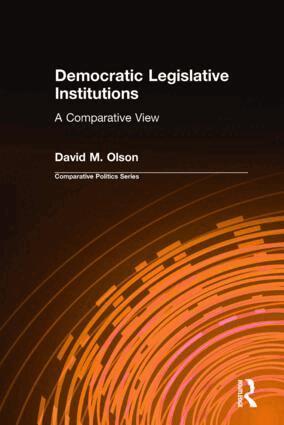 David M. Olson - Democratic Legislative Institutions: A Comparative View, Inbunden