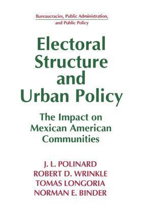 bokomslag Electoral Structure and Urban Policy