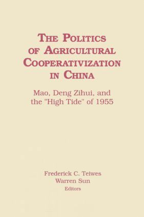 Politics of Agricultural Cooperativization in China 1