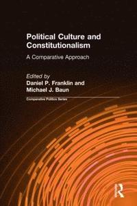 bokomslag Political Culture and Constitutionalism: A Comparative Approach