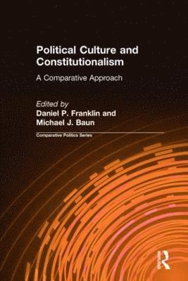 Political Culture and Constitutionalism: A Comparative Approach 1