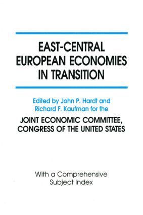 bokomslag East-Central European Economies in Transition