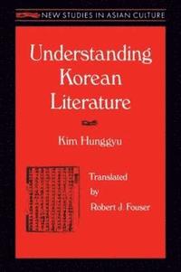 bokomslag Understanding Korean Literature