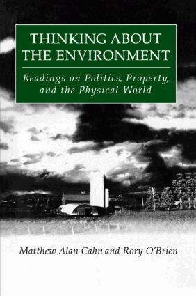 Matthew Alan Cahn, Rory O'Brien - Thinking About the Environment, Häftad