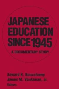 bokomslag Japanese Education since 1945